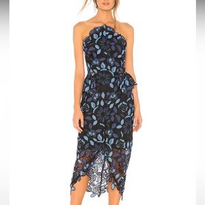 Elliatt midi peplum dress